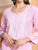 Haya Chikankari Rayon Co-ord Set (Pink)
