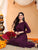 Maryam Chikankari Rayon Co-ord Set (Wine)
