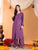 Maryam Chikankari Rayon Co-ord Set (Mauve)