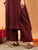 Priya Chikankari Kurta Palazzo Cotton Co-ord Set (Brown)