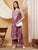 Raha Chikankari Strappy Rayon Co-ord Set (Mauve)