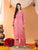 Priya Chikankari Kurta Palazzo Cotton Co-ord Set (Nude Coral)