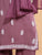 Haya Chikankari Rayon Co-ord Set (Mauve)