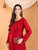 Maryam Chikankari Rayon Co-ord Set (Maroon)
