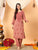 Faiza Chikankari Rayon Co-ord Set (Nude Coral)