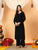Faiza Chikankari Rayon Co-ord Set (Black)