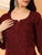 Alina Chikankari Modal Straight Kurta (Brown)